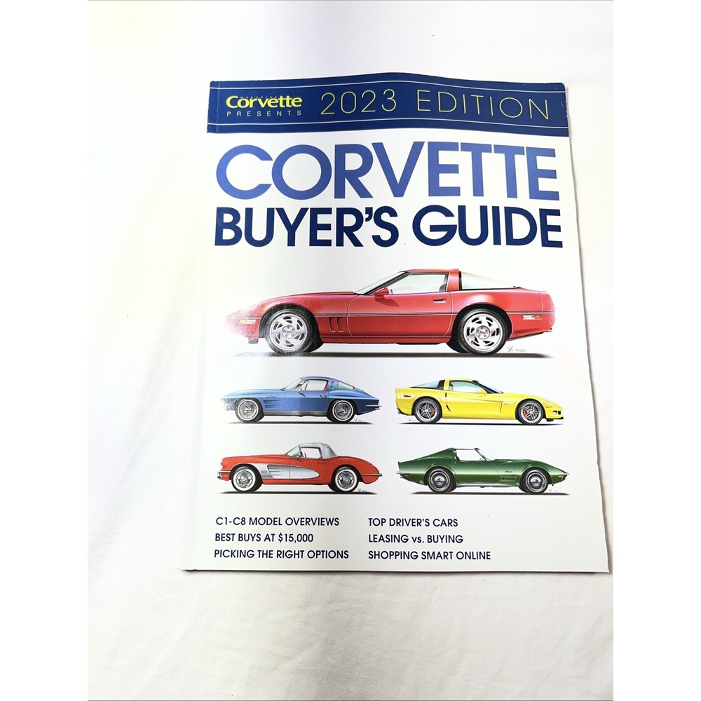 CORVETTE 2023 Buyer's Price Guide Magazine Illustrated Book Chevrolet Sports Car